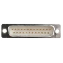 RS PRO 25 Way Straight 2.77 mm Pitch Panel Mount D-Sub Connector, 3.05 mm Through Hole Male 544-3806