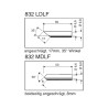 Ersa Durable 17 mm Hoof Shape 35° Tip 50 mm Length Soldering Iron Tip for Power Tool 0832LDLF