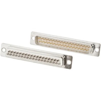 RS PRO 37 Way Straight 2.77 mm Pitch Panel Mount D-Sub Connector with 3.05 mm Through Hole Male 544-3840