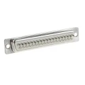 RS PRO 37 Way Straight 2.77 mm Pitch Panel Mount D-Sub Connector with 3.05 mm Through Hole Male 544-3840