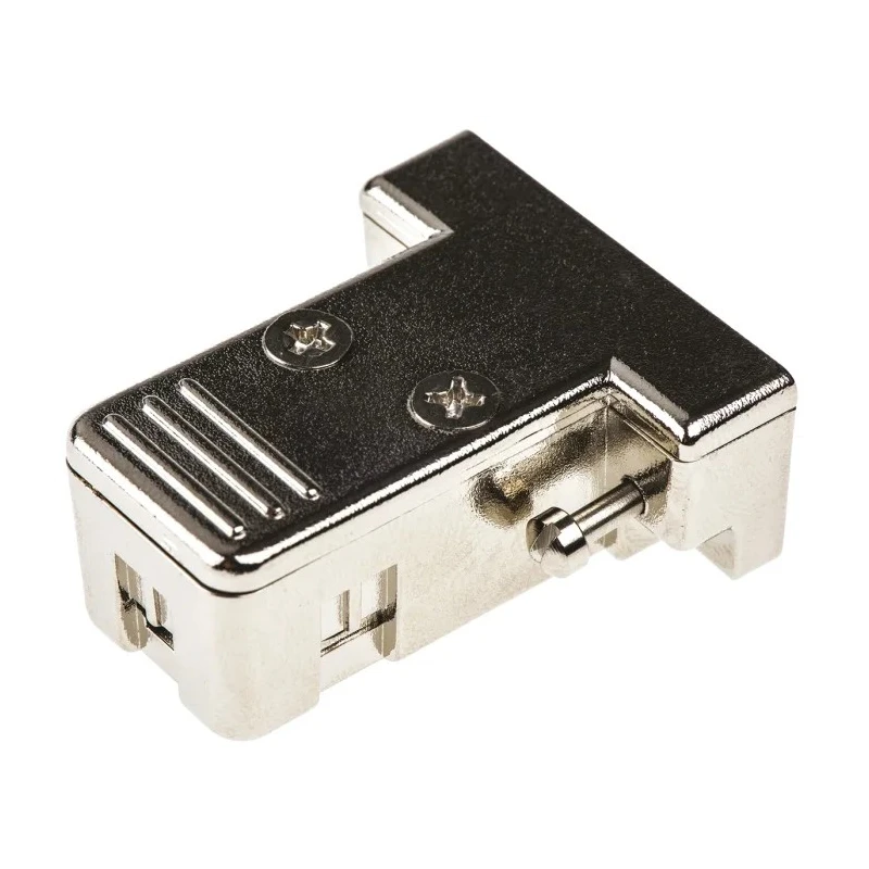 RS PRO ABS Straight D-Sub Backshell, 9 Way, Strain Relief, Nickel Plated Housing 544-4039