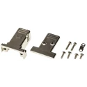 RS PRO ABS Straight D-Sub Backshell, 9 Way, Strain Relief, Nickel Plated Housing 544-4039