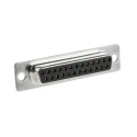 RS PRO 25 Way Straight 2.77 mm Pitch Panel Mount D-Sub Connector, Female, 3.05 mm Through Hole, 5A, 500V 544-3834