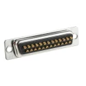 RS PRO 25 Way Straight 2.77 mm Pitch Panel Mount D-Sub Connector, Female, 3.05 mm Through Hole, 5A, 500V 544-3834