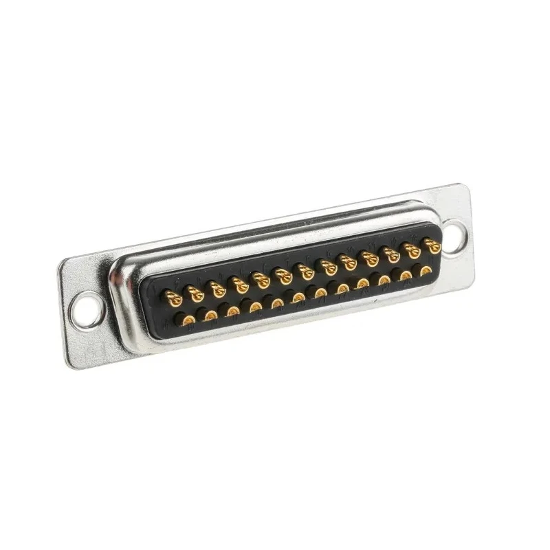 RS PRO 25 Way Straight 2.77 mm Pitch Panel Mount D-Sub Connector, Female, 3.05 mm Through Hole, 5A, 500V 544-3834