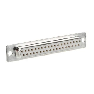 RS PRO 37 Way Straight 2.77 mm Pitch Panel Mount D-Sub Connector, Female, 500V, 5A Current 544-3878