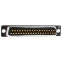RS PRO 37 Way Straight 2.77 mm Pitch Panel Mount D-Sub Connector, Female, 3.05 mm Through Hole, 5A, 500V 544-3884