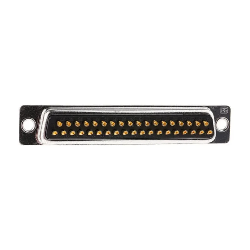 RS PRO 37 Way Straight 2.77 mm Pitch Panel Mount D-Sub Connector, Female, 3.05 mm Through Hole, 5A, 500V 544-3884