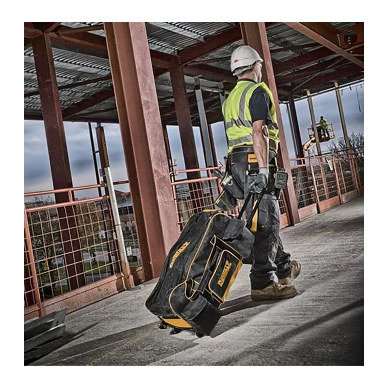 DeWALT Fabric Wheeled Tool Bag with Shoulder Strap, 699 mm x 305 mm x 318 mm DWST1-79210