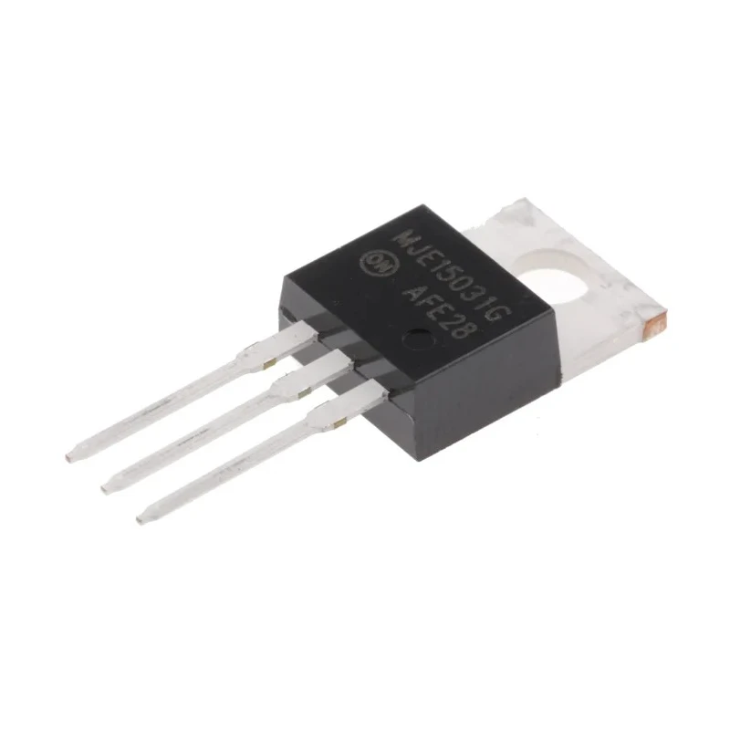 onsemi PNP Power Transistor, 8 A, 150 V, TO-220 Package, 3-Pin, Through Hole MJE15031G