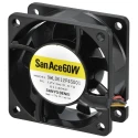 Sanyo Denki San Ace 9WL Series Axial Fan 12V DC 8.04W 670mA Max IP68 60mm x 60mm x 25mm 