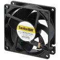Sanyo Denki San Ace 9WL Series Axial Fan 24V DC 6.72W 124.2 m³/h IP68 80mm 25.2mm 