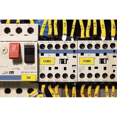 HellermannTyton Heat Shrink Labels White for 4.8 mm to 9.5 mm Cable Diameter, Halogen Free, TLFX 554-51400 TLFX95WH-PO-X-WH