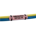 HellermannTyton Red Print Polyolefin Cable Labels 65 mm Width, 190 Per Pack 556-20062 TIPTAG11X65RD-PO-RD