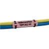 HellermannTyton Red Print Polyolefin Cable Labels 65 mm Width, 190 Per Pack 556-20062 TIPTAG11X65RD-PO-RD
