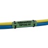 HellermannTyton Green Print Polyolefin Cable Labels, 100 mm Width x 100 mm Length, 120 Per 556-20067 TIPTAG11GNX100S-PO-GN