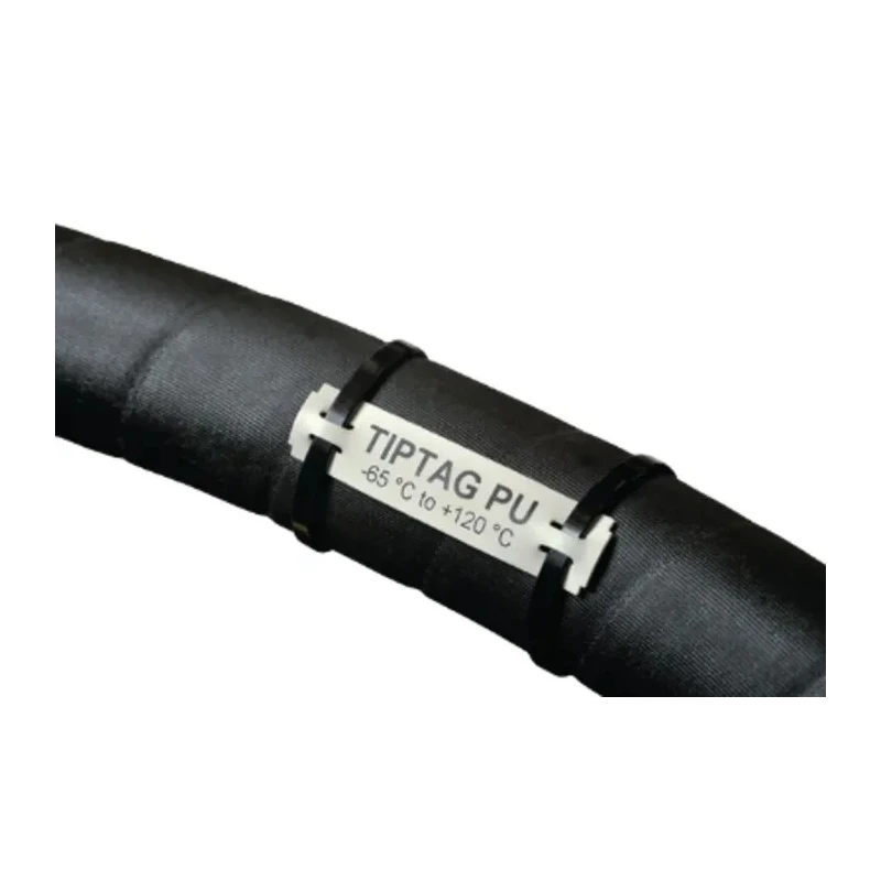 HellermannTyton TIPTAG Series Polyurethane (PUR) White Cable Labels 65 mm Width 190 Per Pack 556-25012 TTAGPU11X65WH-PUR-WH