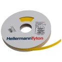 HellermannTyton TIPTAG Series Polyurethane (PUR) Yellow Black Print Cable Labels 100 mm 556-25020 TTAGPU11X100YE-PUR-YE