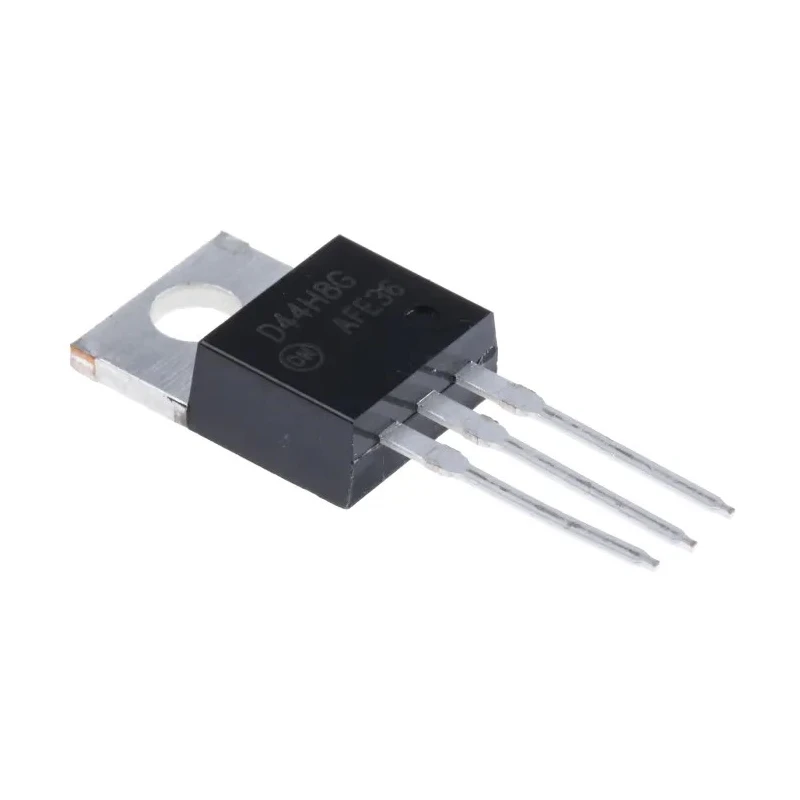 onsemi Transistor, 10 A NPN Power, 60 V, 3-Pin TO-220 Package, Through Hole Mount, Model D44H8G