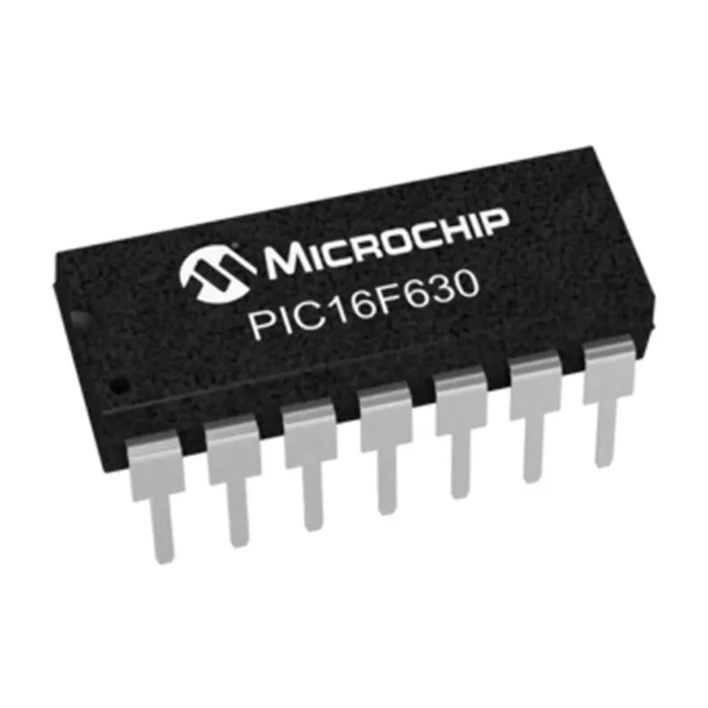 Microchip PIC16F630-I/P 8-bit PIC16F Microcontroller 20 MHz 128B FLASH 14-Pin PDIP