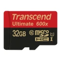 Transcend 32 GB MicroSDHC Memory Card Class 10 UHS-1 U1 MLC NAND Flash TS32GUSDHC10U1