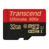 Transcend 32 GB MicroSDHC Memory Card Class 10 UHS-1 U1 MLC NAND Flash TS32GUSDHC10U1