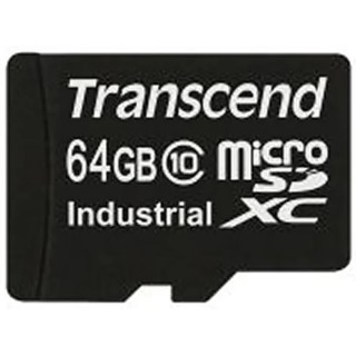 Transcend Industrial Grade 64 GB MicroSDXC microSD Card Class 10 TS64GUSDC10I
