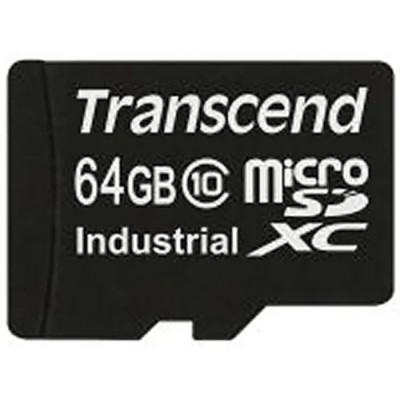 Transcend Industrial Grade 64 GB MicroSDXC microSD Card Class 10 TS64GUSDC10I