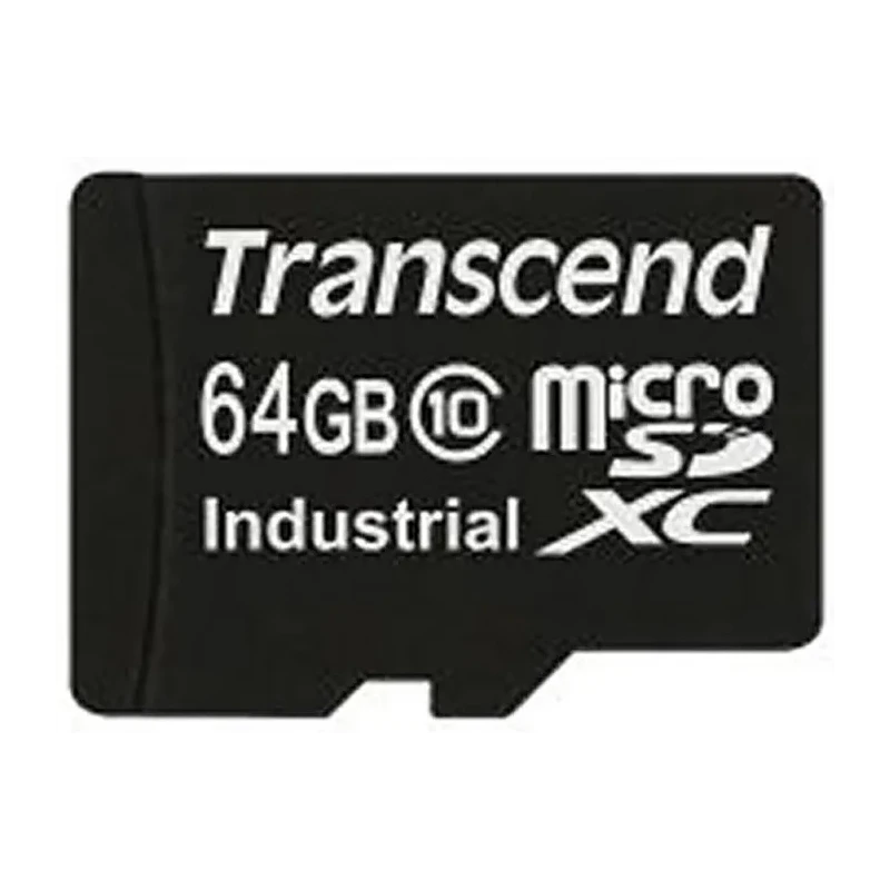 Transcend Industrial Grade 64 GB MicroSDXC microSD Card Class 10 TS64GUSDC10I