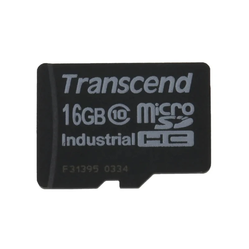 Transcend Industrial Grade 16GB MicroSDHC Memory Card, Class 10, MLC NAND, -40°C to +85°C Operating Temperature TS16GUSDC10I