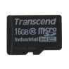 Transcend Industrial Grade 16GB MicroSDHC Memory Card, Class 10, MLC NAND, -40°C to +85°C Operating Temperature TS16GUSDC10I