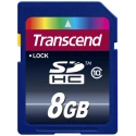 Transcend Industrial Grade 8 GB SDHC Memory Card, Class 10, MLC NAND, -40°C Operating Temperature TS8GSDHC10I