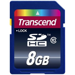 Transcend Industrial Grade 8 GB SDHC Memory Card, Class 10, MLC NAND, -40°C Operating Temperature TS8GSDHC10I