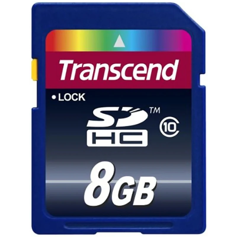 Transcend Industrial Grade 8 GB SDHC Memory Card, Class 10, MLC NAND, -40°C Operating Temperature TS8GSDHC10I