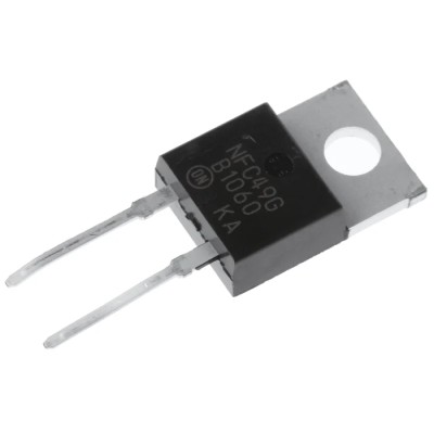 onsemi 60 V 10 A Schottky Diode Single Configuration 2-Pin Through Hole TO-220AC MBR1060G