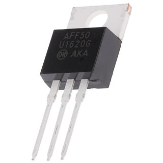 onsemi 200 V 16 A Through Hole Switching Diode Common Cathode 3-Pin TO-220AB MUR1620CTG