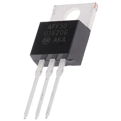 onsemi 200 V 16 A Through Hole Switching Diode Common Cathode 3-Pin TO-220AB MUR1620CTG