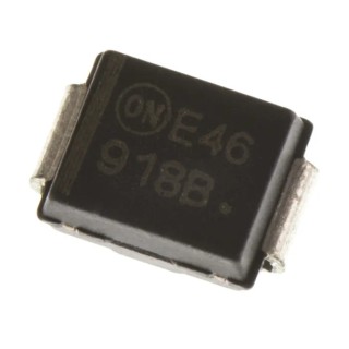 onsemi 5.1 V 3 W Zener Diode Single Element Surface Mount DO-214AA 1SMB5918BT3G