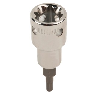 Bahco Hex Screwdriver Bit 12.7 mm Drive Size, 19 mm Tip Size, 60 mm Overall Length Chrome Vanadium Steel TAH16-H19
