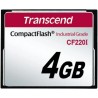 Transcend Compact Flash Industrial Grade 4 GB SLC Compact Flash Card CF220I