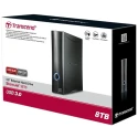 Transcend StoreJet 3.5 in 8 TB External Hard Drive USB 3.0 256 bit AES Encryption TS8TSJ35T3