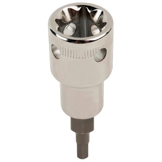 Bahco Hex Screwdriver Bit Chrome Vanadium Steel 12.7 mm Tip 61 mm Overall TAH16H-1/2