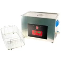 RS PRO Ultrasonic Cleaner 27L Stainless Steel Tank, 500W Ultrasonic Power and Heater Power, 40 KHz Frequency 124-9723