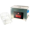 RS PRO Ultrasonic Cleaner 27L Stainless Steel Tank, 500W Ultrasonic Power and Heater Power, 40 KHz Frequency 124-9723