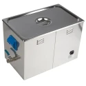 RS PRO Ultrasonic Cleaner 27L Stainless Steel Tank, 500W Ultrasonic Power and Heater Power, 40 KHz Frequency 124-9723