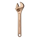 Bahco Adjustable Wrench 30 mm Jaw Capacity 250mm Overall Length Metal Handle Non-Sparking NSB001-250