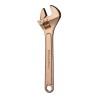 Bahco Adjustable Wrench 30 mm Jaw Capacity 250mm Overall Length Metal Handle Non-Sparking NSB001-250