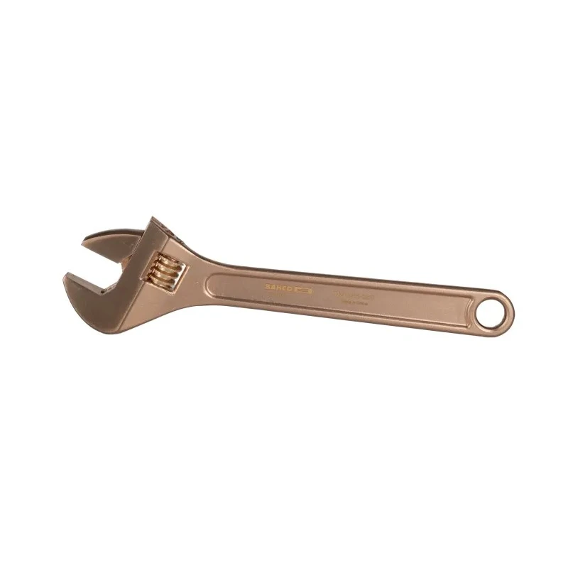 Bahco Adjustable Wrench 30 mm Jaw Capacity 250mm Overall Length Metal Handle Non-Sparking NSB001-250