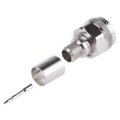 Telegartner N Series 50 Ω Coaxial Connector Cable Male, Straight Body Crimp J01020A0107