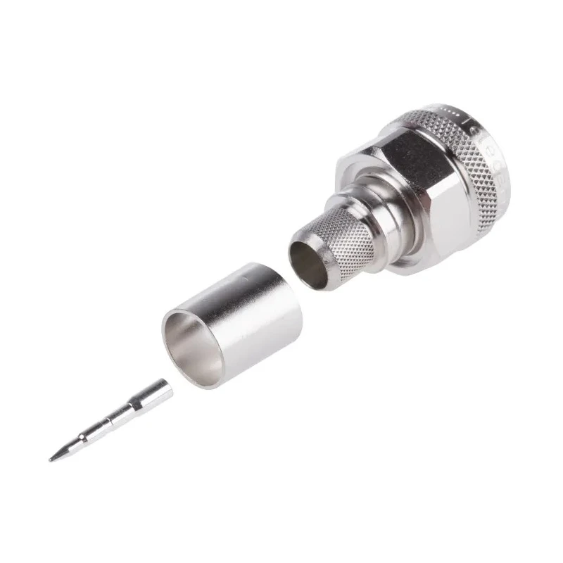 Telegartner N Series 50 Ω Coaxial Connector Cable Male, Straight Body Crimp J01020A0107